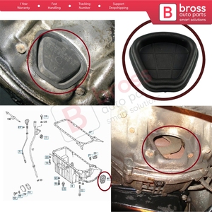 BSP1064 Cover Cap <b>Lid</b> Oil Sump <b>Pan</b> 1020140033 for S202 C208 A208 S124 W124 R170 W639 - Product Image 5