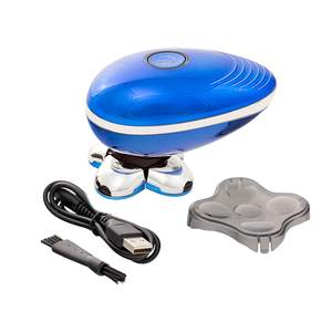 Kit de rasoir électrique unisexe à 5 têtes, étanche IPX7, rechargeable par USB, tondeuse à 360 degrés pour le visage, la tête et le corps, pour barbes lisses - Product Image 2