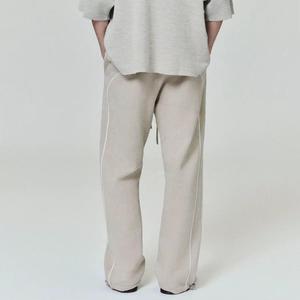 Pantalones informales de peso pesado personalizados, ropa de calle, pantalones de chándal holgados personalizados para hombre, algodón 2025 de rizo francés para invierno, novedad de 100% - Product Image 3