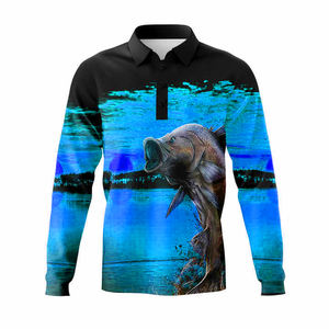 Ropa deportiva fresca para hombre, camisa de pesca de secado rápido de manga larga, nuevas camisas de pesca transpirables en tamaño personalizado - Product Image 5