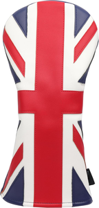 VN Factory ajustable Golf Driver Headcover PU cuero bandera patrón banda elástica etiqueta trasera protección impermeable para palos de Golf - Product Image 2