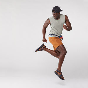 Short cargo d'été décontracté en coton pour hommes, en toile tricotée respirante, multi-poches, taille moyenne, streetwear, service OEM disponible - Product Image 2