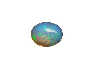 Opale de feu éthiopienne forme ovale Cabochon en vrac coupe naturelle semi-précieuse véritable pierre précieuse prix par carat pierre pour bijoux - Product Image 2