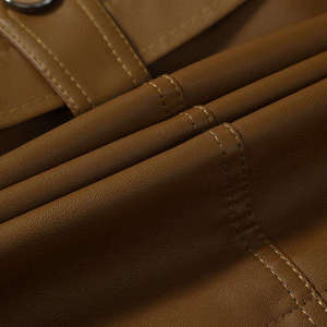 2025 Trend Best Quality Customized Designs Men <b>Leather</b> <b>Jackets</b> <b>Long</b> Sleeves <b>Long</b> Coat Men Winter <b>Leather</b> <b>Jacket</b> - Product Image 3