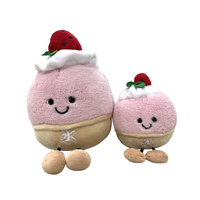 Porte-clés Mascotte en Peluche Personnalisable en Fer Souple, Breloque de Sac Tendance en Forme de Crème Glacée, Couleur Personnalisable