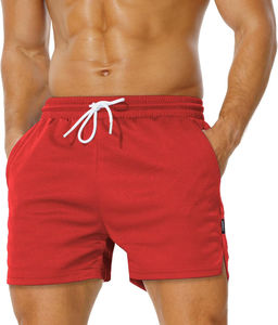 กางเกงขาสั้นตาข่ายสำหรับใส่วิ่งและออกกำลังกายกางเกงวิ่งออกกำลังกายพิมพ์ซับลิเมชันทำจากโพลีเอสเตอร์100% - Product Image 2