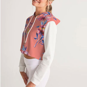 Nouveau meilleur sweat à capuche court pour femme, couleur unique, haute qualité, prix de gros, respirant, personnalisable - Product Image 4