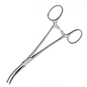 Pinces artériales Ochsner Kocher 14,0 cm courbées, pinces hémostatiques chirurgicales en acier inoxydable, instruments médicaux - Product Image 5