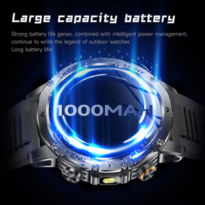 Montre connectée LEMFO avec écran tactile AMOLED de 1,8 pouce, étanche IP68, tracker de fitness, montre de sport pour hommes, avec fonction de réponse aux appels - Product Image 4