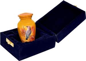 Vente en gros de qualité supérieure 100% matériau en aluminium souvenir urne commémorative pour cendres du principal vendeur - Product Image 2