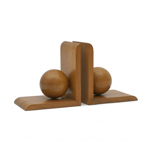 Sujetalibros de madera con logotipo personalizado OEM, estantería con detalles para niños con estilo artístico, suministro a granel para decoración del hogar - Product Image 1