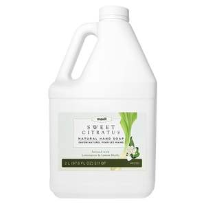 Jabón Líquido Limpiador Natural para Manos con Aroma Dulce Cítrico, Aceite de Coco y Aloe - 2.11 qt (Venta al por Mayor) - Product Image 1