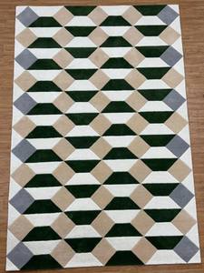 Alfombra Moderna de Lana con Diseño Geométrico, Hecha a Mano, en Tamaños 8×10 y 10×14, para Sala de Estar, Habitación Infantil, Oficina, Decoración de Dormitorio - Product Image 5