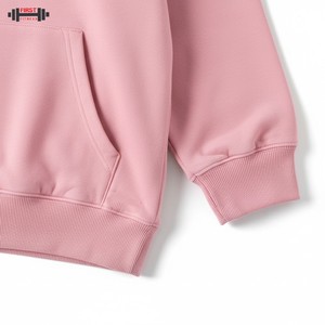 Pull en éponge française de haute qualité à épaules tombantes Streetwear sweats à capuche d'hiver 100% coton coupe régulière longueur régulière vente en gros - Product Image 3