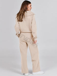 Survêtement d'hiver élégant pour femmes Confort et mode combiné Design découpé résistant à l'extensibilité - Product Image 4