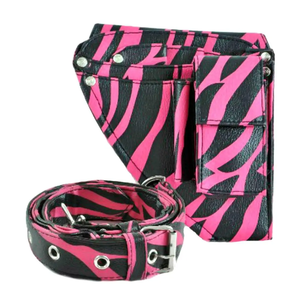 Funda de cuero ergonómica con estampado personalizado para peluquero, organizador de herramientas de peluquería manos libres para profesionales del salón - Product Image 1