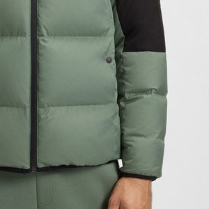 Veste pour homme tendance, tissu confortable, manches longues, design bicolore, avec logo élégant / personnalisé, service OEM, pas cher - Product Image 4