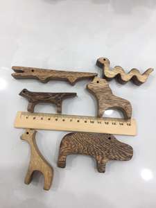 Ensemble de jouets en bois pour animaux Jouets en bois pour enfants Animal en bois du Vietnam - Product Image 4