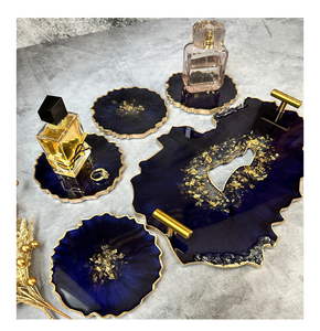 ถาดเสิร์ฟเครื่องดื่มเรซิ่นอีพ็อกซี่สำหรับร้านอาหารโรงแรมอุปกรณ์ตกแต่งคริสต์มาสและห้องนั่งเล่นถาดเสิร์ฟเครื่องดื่ม - Product Image 3