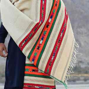 Chal de Lana para Hombre, Elegante, Sólido, Cálido, Transpirable, Suave, Tradicional, Clásico, para Invierno - Product Image 2