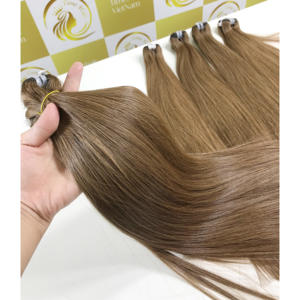 Lot de cheveux de piano de haute qualité toupets cuticule vietnamienne alignée couleur claire faisceaux de trame de donneur unique HD prix d'usine - Product Image 5