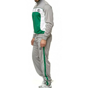 ชุดวอร์มผ้าไนลอนสองชิ้นสำหรับผู้ชายชุดวอร์มผ้ากันลมโอเวอร์ไซส์ออกแบบได้ด้วยตัวเองทำจากโพลีเอสเตอร์ - Product Image 3