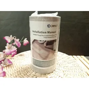 CHIHUT gris Tan madera 6 \ "X 36 \" Peel and Stick vinilo tablón baldosas 6 tablones suelo laminado - Product Image 1