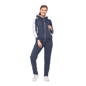 Ensemble de survêtement pour femmes, taille XS, tissu extensible doux, veste zippée et ajustée pour un usage quotidien décontracté, entraînement en salle de sport ou voyage - Product Image 1