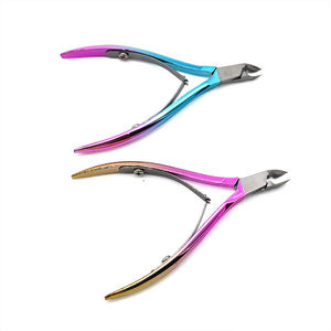 Multicolor nuevo estilo removedor de piel muerta uñas Nipper pedicura manicura recortadora tijera alicates herramienta en venta al por mayor precio razonable - Product Image 5