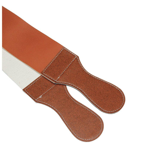 Genuine Leather Straight <b>Razor</b> Strop Durable Honing Strap for Blade Sharpening with Metal Hook Barber Sharpening Belt accessory - Product Image 5
