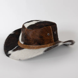 Chapeaux en cuir de vache pour hommes de qualité supérieure, fabriqués sur mesure, de haute qualité, meilleurs matériaux, nouveau design, chapeaux en cuir de vache - Product Image 2