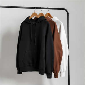 เสื้อสเวตเตอร์หนาใส่สบายและมีสไตล์พร้อมผ้าฟลีซนุ่มพิมพ์โลโก้ได้ตามต้องการและมีตัวเลือกป้ายสินค้า OEM/ODM - Product Image 6