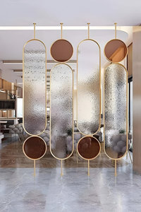 ที่กั้นหน้าจอเหล็กดัดสุดหรูแบบนอร์ดิกที่กำหนดเองทันสมัยแผงกั้นติดผนังรับประกันราคาต่ำ - Product Image 3