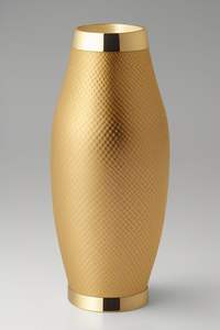 Jarrón de Metal dorado de estilo elegante, florero Simple, jarrón cónico de aluminio, maceta para mesa de boda, decoraciones de centro de mesa - Product Image 5