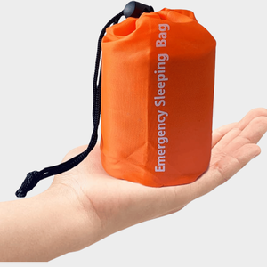 Manta térmica de emergencia de estilo simple con patrones marinos de rayas florales para acampar - Product Image 1