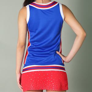 Ensembles d'uniformes de cheerleading pour femmes personnalisés de haute qualité, confortables, respirants, pour sports de plein air, dernier design, vente en gros OEM - Product Image 6