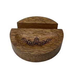 Support de téléphone portable universel en bois de sheesham massif 100 % naturel, portable et de bureau pour salon – Vente en gros - Product Image 1