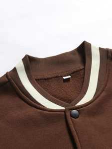 แจ็กเก็ตผ้าขนสัตว์ของผู้ชายสำหรับฤดูหนาวผ้าแคนวาสพิมพ์ลาย DFT & DTG สวมใส่สบายสไตล์ใหม่ - Product Image 3