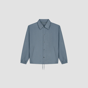 Veste d'entraîneur pour homme avec logo personnalisé en gros, de haute qualité, décontractée, d'hiver, avec col montant, veste d'hiver longue - Product Image 5