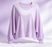 Streetwear Casual Top Oversized Crew Neck Korte Mouw Zachte Stof Dameskleding Groothandel