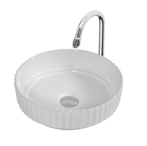 Spacious Rectangular <b>Bathroom</b> Sink With Durable Material And Overflow <b>Drain</b> For Family Use - Product Image 1