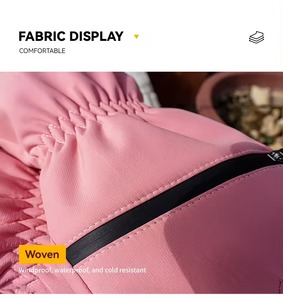 Guantes de Ciclismo de invierno para hombre de alta calidad, guantes de cuero de esquí impermeables a prueba de viento con precio competitivo, cálidos, resistentes a la nieve - Product Image 3