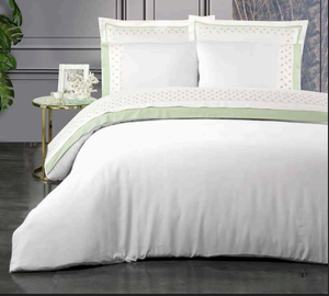 Hiện đại vua kích thước 6-Piece bedding Set XL Duvet cover được trang bị tấm 2 tiêu chuẩn Vỏ Gối 2 Oxford gối cotton satin 29 - Product Image 4