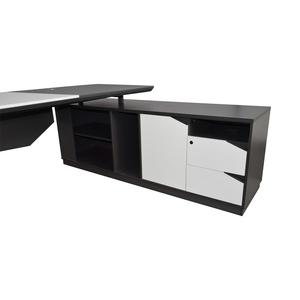 Scrivania da Ufficio Contemporanea Jet-Line CAROLINA Nera e Bianca per Camera da Letto o Ufficio - Product Image 6