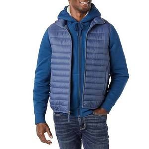 Custom OEM Service Men's Lightweight Reversible Formal Puffer Vest Spring Warm Bubble Sleeveless Waterproof Quick-Dry Breathable - Product Image 1
