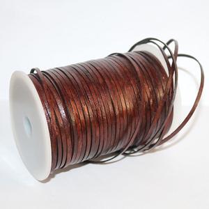 Genuine Flat Leather Laces 5mm 100 Meter Round Pattern Wire Jewelry Findings All Sizes Colors <b>Necklaces</b> Bracelets Jewelry Pieces - Product Image 3