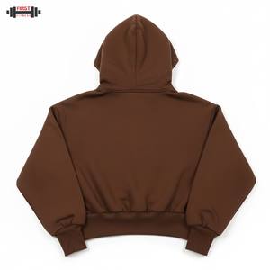 Sudadera con Capucha Extra Grande de Invierno, Personalizada, de Felpa 100% Algodón, 300 g/m², Lisa, Teñida, con Impresión Digital, Transpirable y Resistente al Viento - Product Image 6