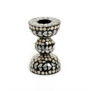 Modern Latest High Quality White MOP <b>Candle</b> Stand Wood Indoor Table Top Lighting Usage Wholesale - Product Image 3