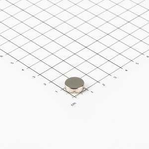 Imán de disco de neodimio Ø12x4mm - Product Image 1