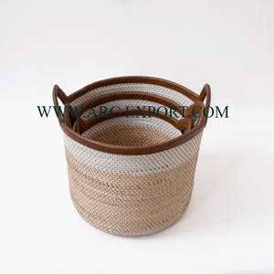 Restaurant and Hotels Table Decoration Fruits and Vegetable <b>Basket</b> Premium Quality Luxury Handmade <b>Large</b> Size Kitchen <b>Basket</b> - Product Image 4